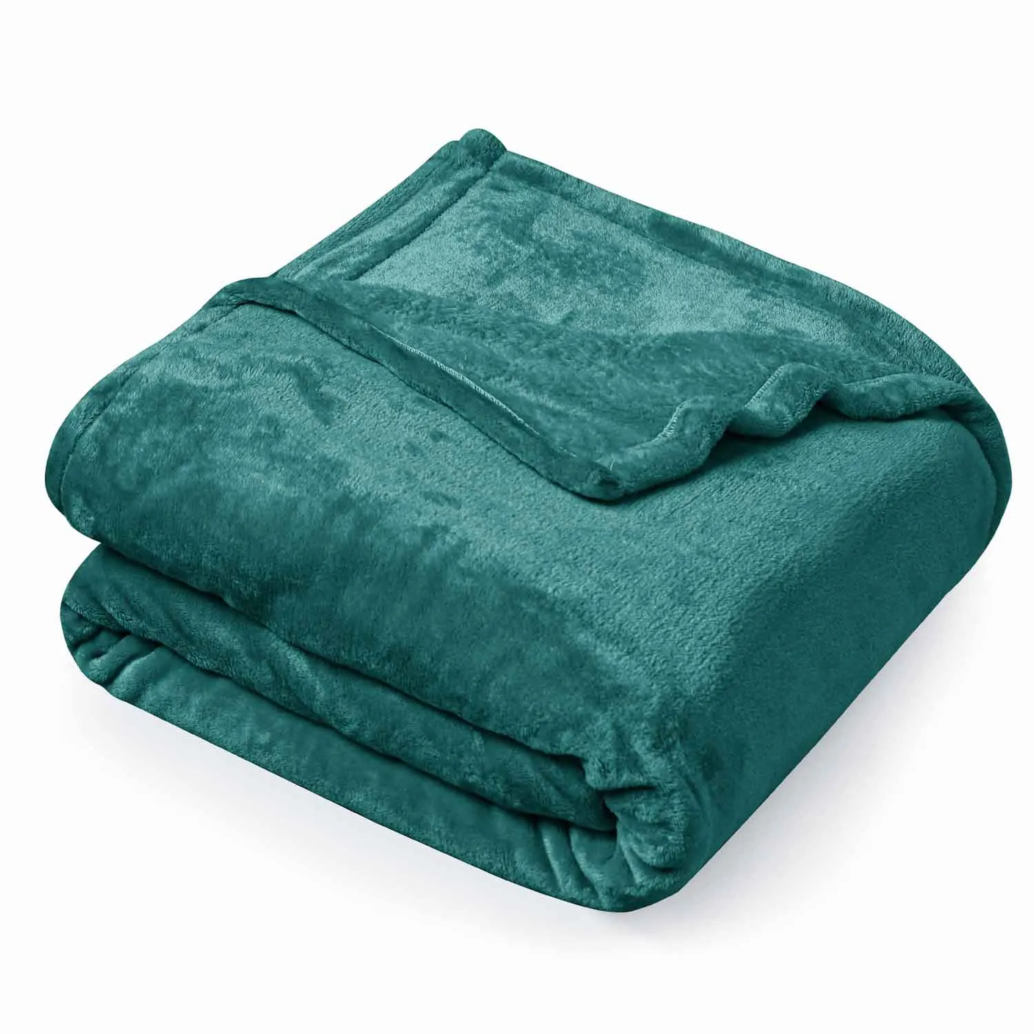 Supersoft 310 gsm Snuggly AC Fleece Blanket Teal Emerald