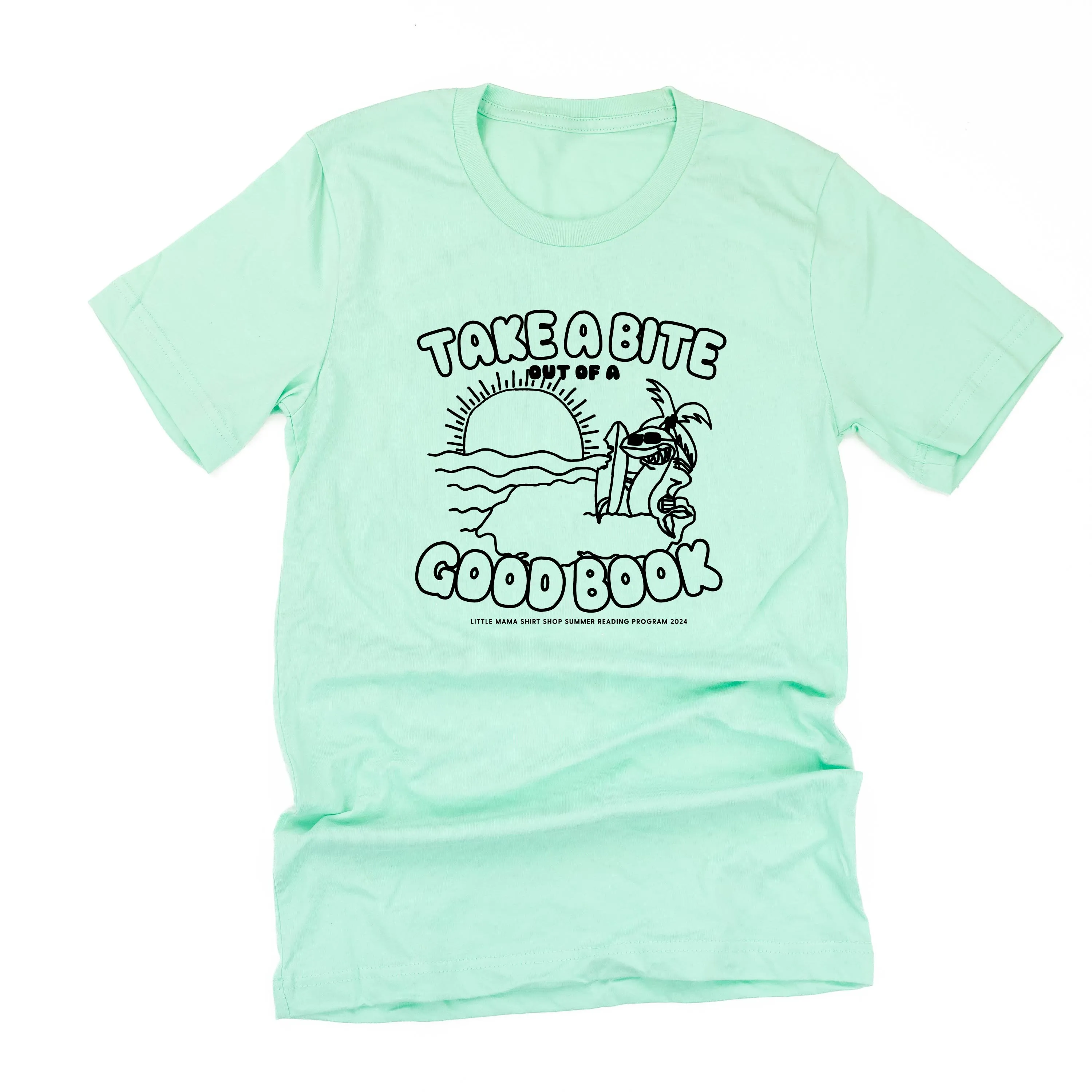 Take A Bite Out of A Good Book - Summer Reading Program 2024 - Unisex Tee