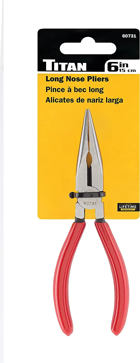 Titan 60731 6" Long Needle Nose Pliers