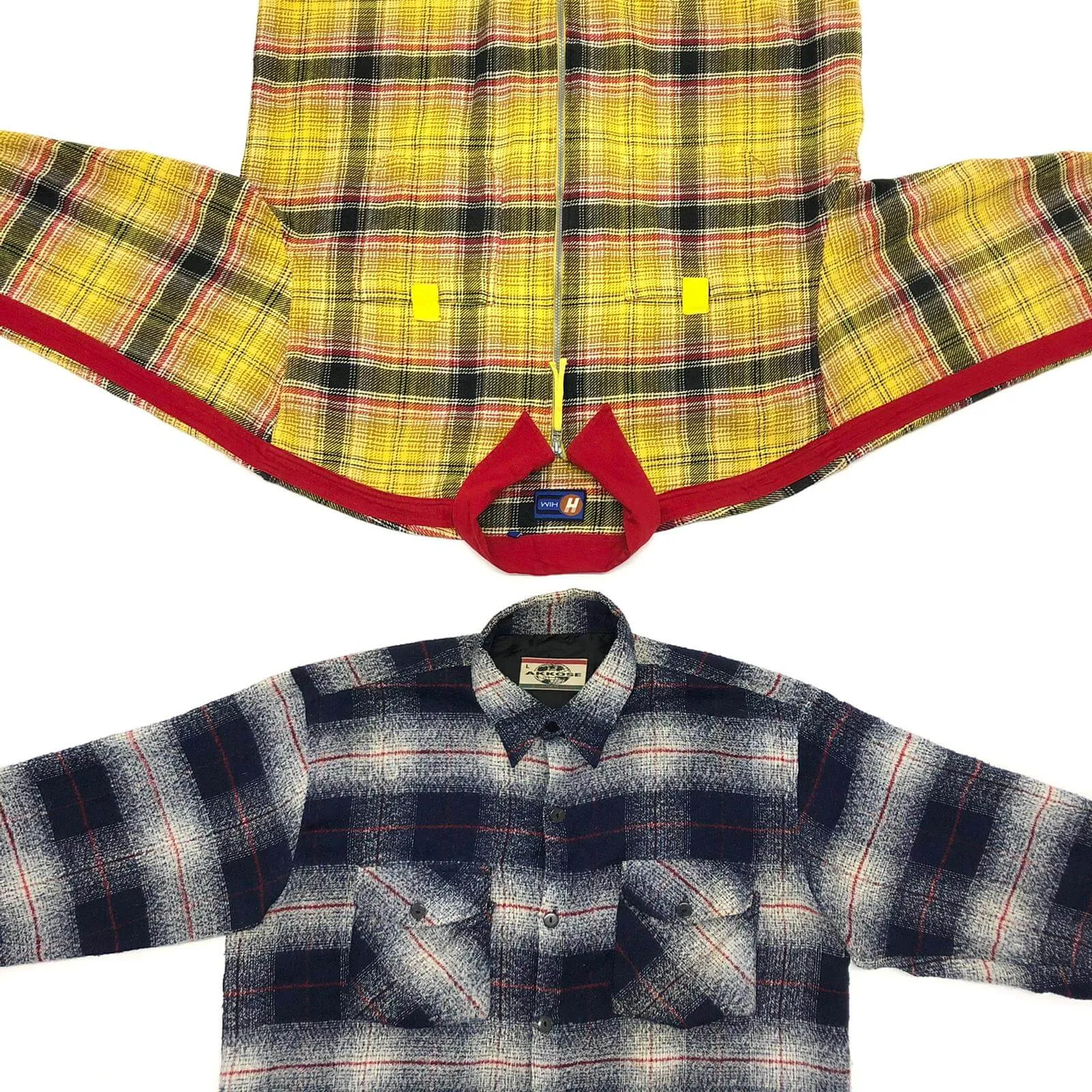 Vintage Flannel Shirt mix