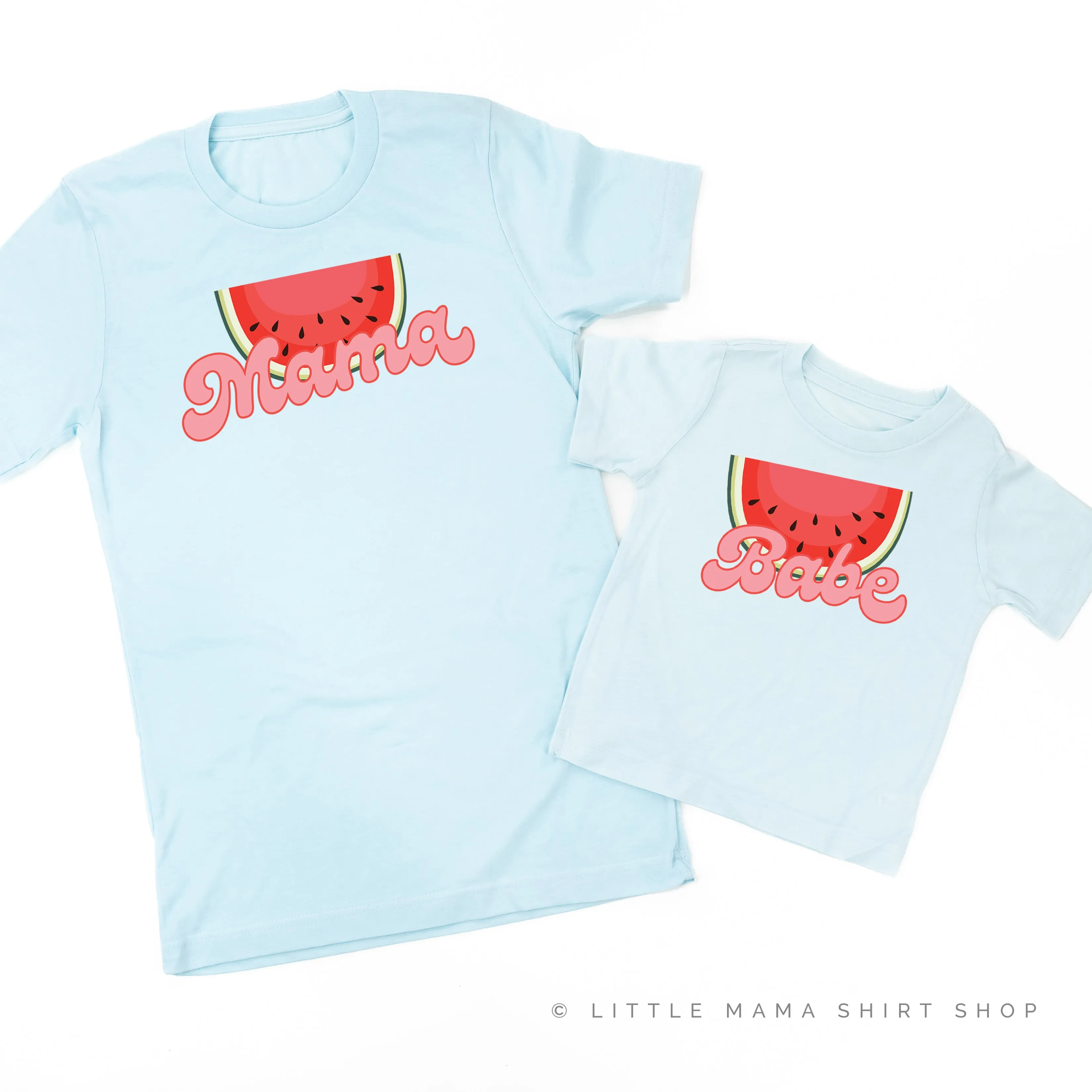 Watermelon - Mama/Babe - Set of 2 Matching Shirts