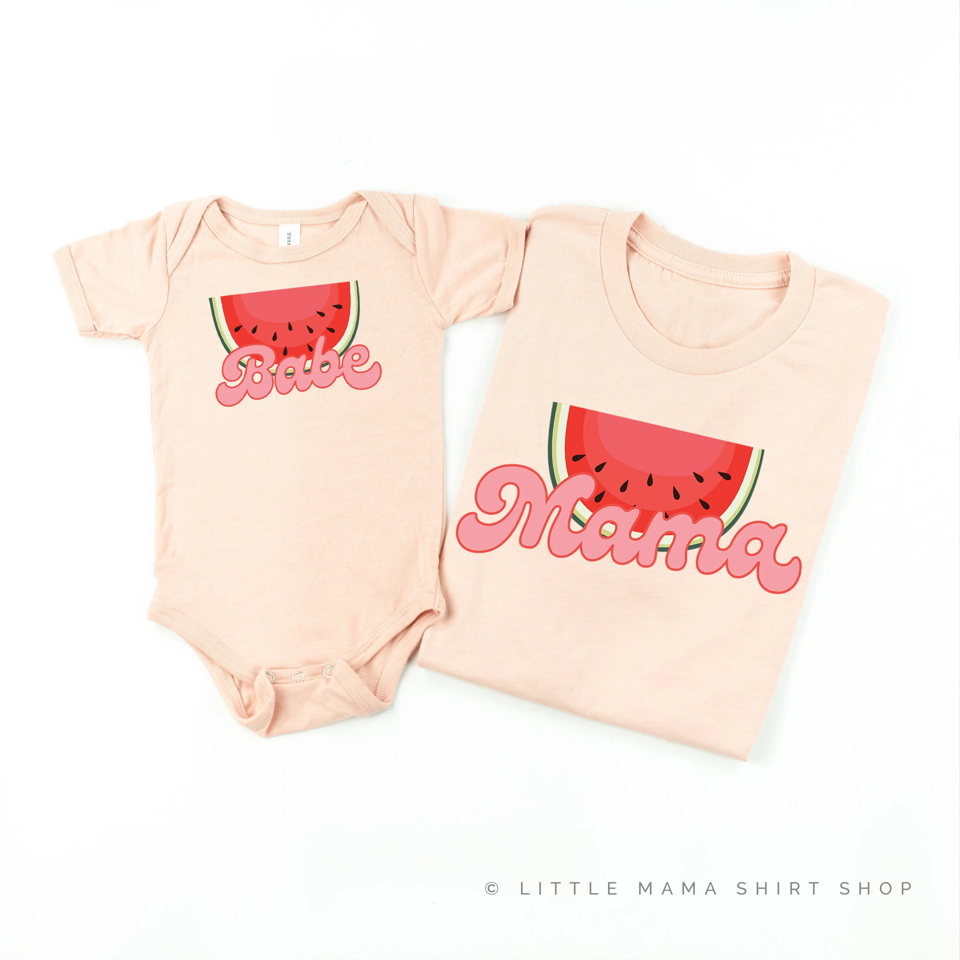 Watermelon - Mama/Babe - Set of 2 Matching Shirts