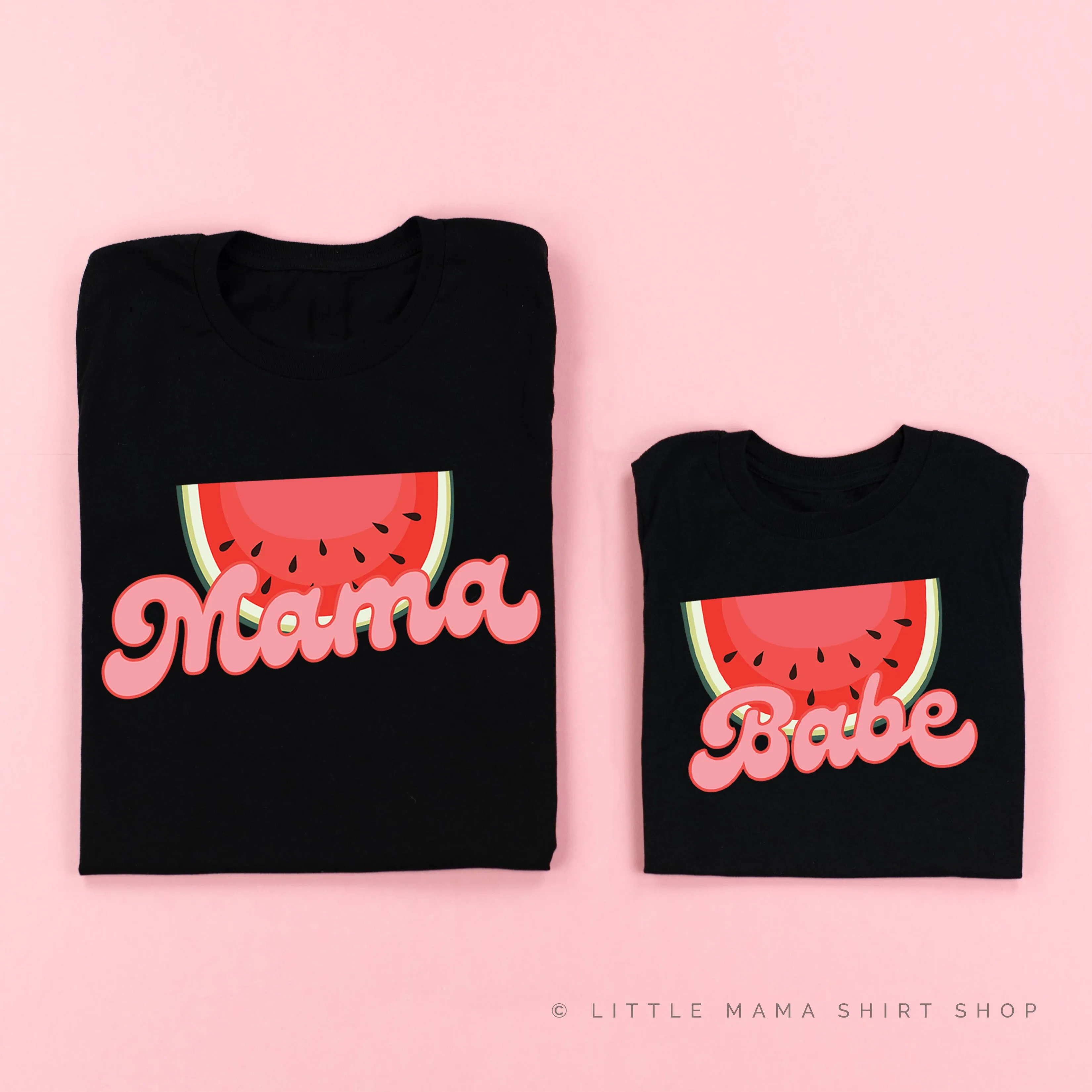 Watermelon - Mama/Babe - Set of 2 Matching Shirts