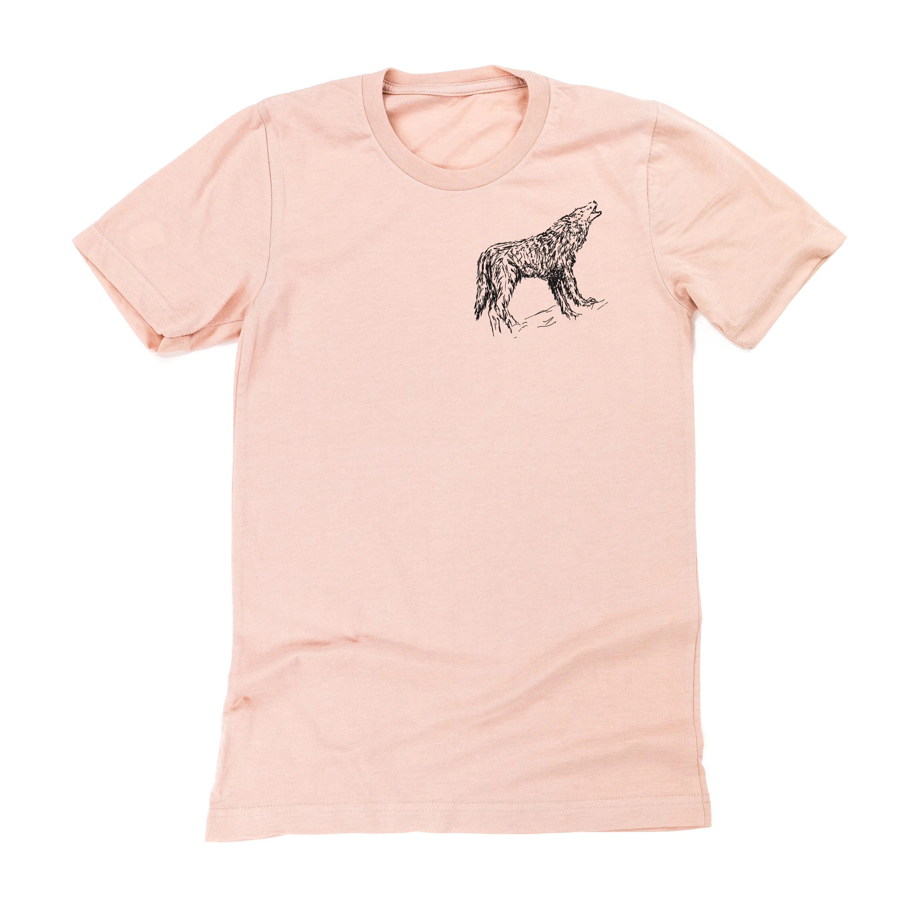 WOLF - HAND DRAWN - Unisex Tee