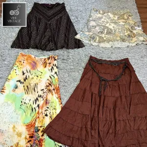 Y2K SUMMER WOODY MAXI SKIRTS - 09 PCS